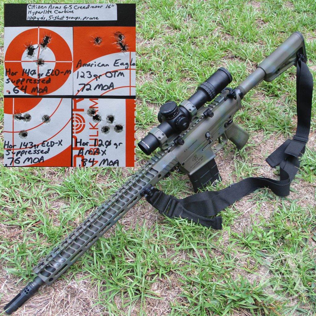 Ca 6.5 Creedmoor Hyperlite Eastern Green