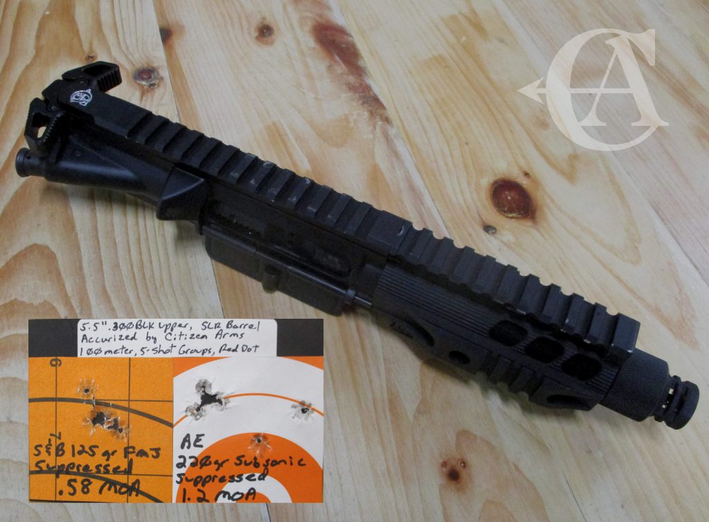 Ca Accurized .300 Blk Pistol Upper