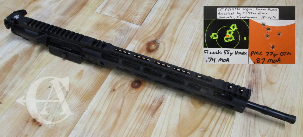 Ca Accurized 5.56 Nato Upper