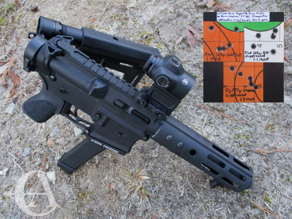 Ca 9mm Hyperlite Pistol On Aero Receiver